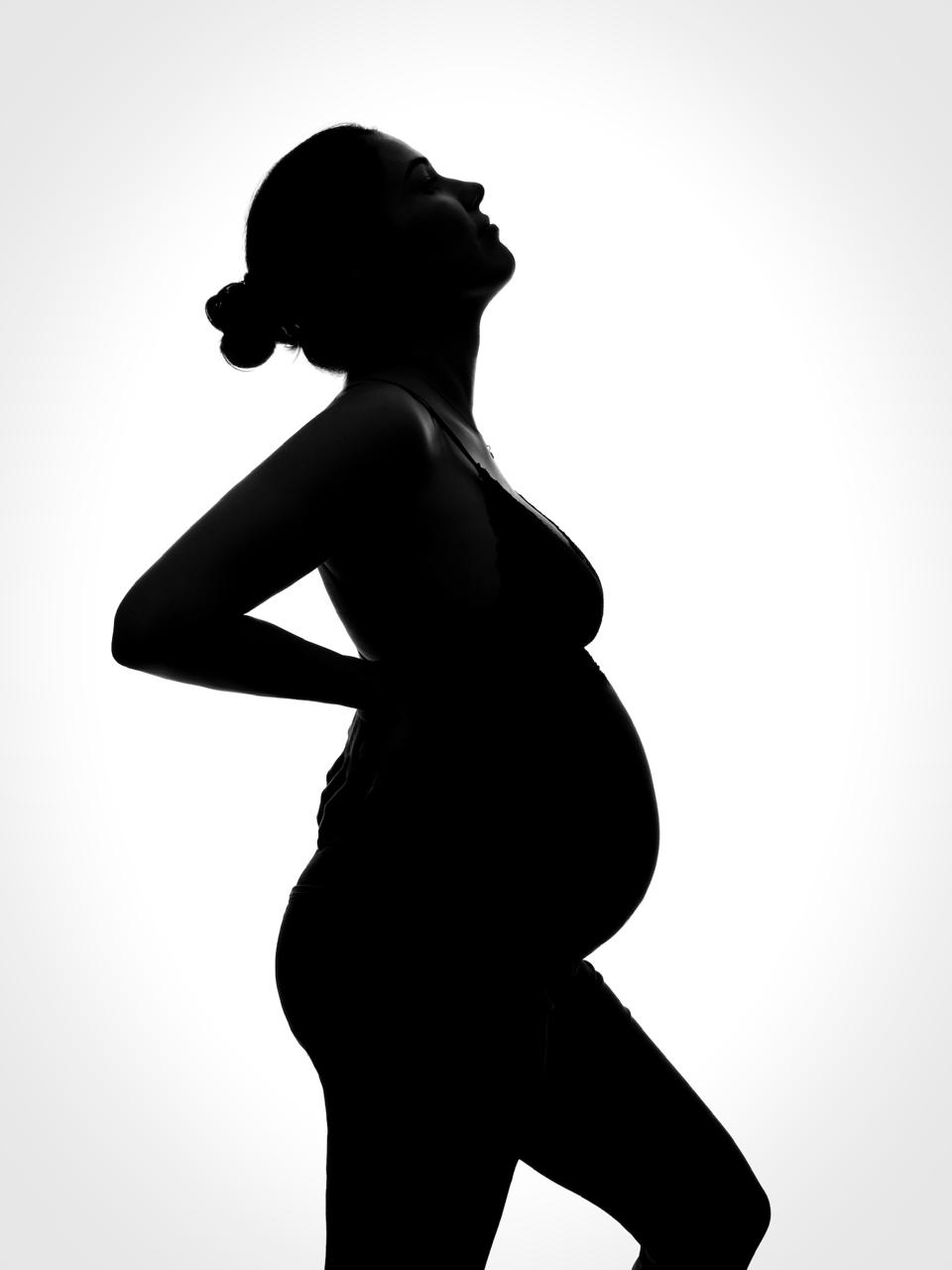 Schwangerschafts-Silhouette
